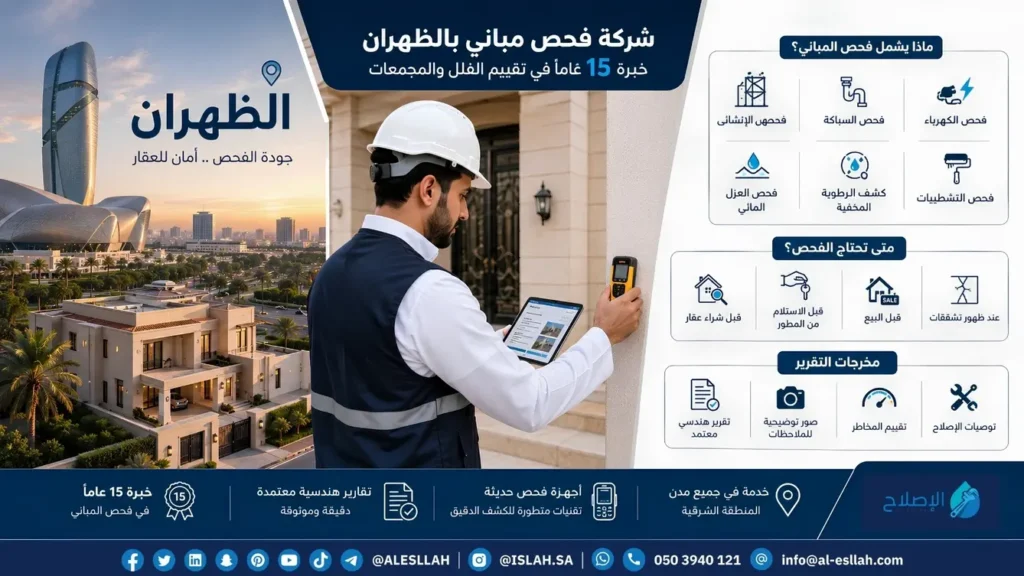 فحص مباني بالظهران